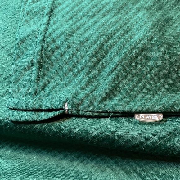 NFL Jets Team Apparel by Reebok Polo Mens Size Large Green Diamond Pattern - Picture 12 of 13